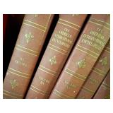 Collection of Encyclopedias and Books Including Britannica and Yearbooks