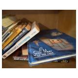 Collection of Encyclopedias and Books Including Britannica and Yearbooks