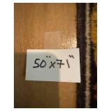 Vintage Tapestry Wall Hanging with Woodland Deer Scene - 50" x 71"