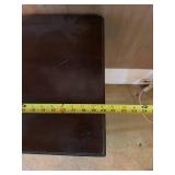 Vintage Wooden Record Cabinet with Dividers