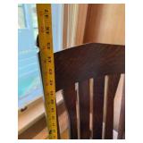 Solid Wood Rocking Chair with Cushioned Seat