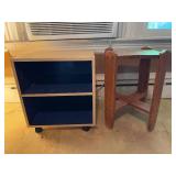 Pair of Side Tables with Storage and Wood Construction