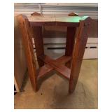 Pair of Side Tables with Storage and Wood Construction