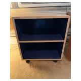 Pair of Side Tables with Storage and Wood Construction