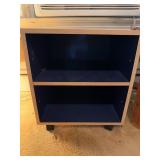 Pair of Side Tables with Storage and Wood Construction