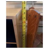 Pair of Side Tables with Storage and Wood Construction