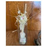 Set of Decorative Candle Holder, Metal Stand, and Wooden Souvenirs