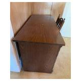 Classic Wooden Desk with Matching Chair and Drawers