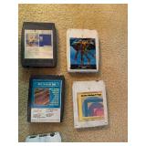 Collection of Vintage 8-Track Tapes Including Elvis, The Beatles, and More