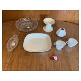 Collection of Assorted Decorative Dishware Items