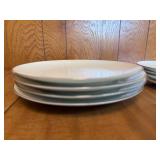 Set of Vintage Floral Design Porcelain Plates