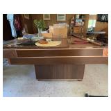 Used Pool Table with Accessories including Balls and Cue