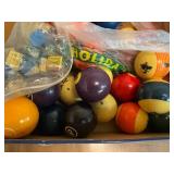 Used Pool Table with Accessories including Balls and Cue
