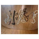 Collection of Assorted Beaded Necklaces Inc a LEI Necklace