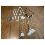Collection of Jewelry Items including Necklaces and Keychains