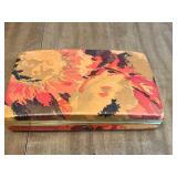 Set of Assorted Vintage Earrings and Decorative Jewelry Box