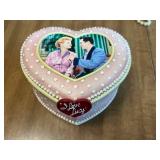 Collection of Faux Pearl Necklaces and I Love Lucy Music Box