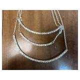 Collection of Assorted Necklaces and Bas-Relief Plaque