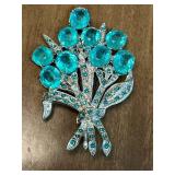 Vintage Jewelry Collection: Necklace, Brooches, and Earrings