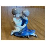 VTG Bing & Grondahl Denmark Porcelain Figurine #1568 Playing Children