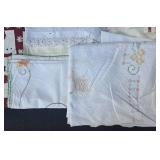 Collection of Various Tablecloths and Linens