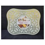 Assorted Lot of Decorative Tin, Cookie Tin, Heart-Shaped Box, and Ornamental Planter