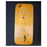Wooden Serving Tray with Handles & 2 Wooden Trays/Boards (unknown use)