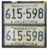 Vintage Ephemera Collection with Minnesota License Plates