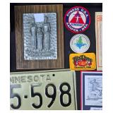 Vintage Ephemera Collection with Minnesota License Plates