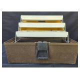 UMCO Vintage Tackle Box with Assorted Fishing Gear