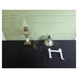Vintage Oil Lanterns and Reflector Light Fixture Collection