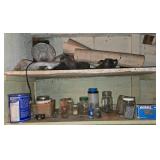 Assortment of Vintage Hardware and Household Items