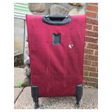 Burgundy it Luggage Suitcase with 4 Wheels