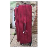 Burgundy it Luggage Suitcase with 4 Wheels