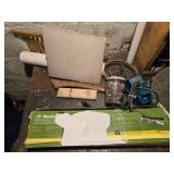 Assorted Lot of Garage Tools and Hardware