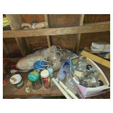 Assorted Lot of Garage Tools and Hardware