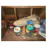 Assorted Lot of Garage Tools and Hardware