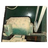 Commercial-Grade Grain Mill with Electric Motor and Stand - untested