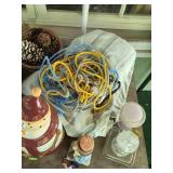 Assorted Vintage Christmas Decor and Garden Accessories