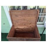 Large Rustic Wooden Storage Chest