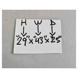 Large Rustic Wooden Storage Chest