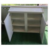 White Cabinet with Adjustable Shelves - 31" x 36" x 12"
