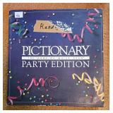 Collection of 5 Board Games Including Pictionary and Catch Phrase