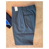 Neoprene Wetsuit and Black Dress Pants