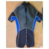 Neoprene Wetsuit and Black Dress Pants