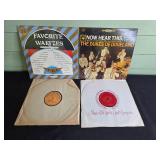 Collection of Vintage Vinyl Records Including Dixieland, Waltzes, and More