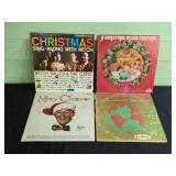Collection of Vintage Christmas Music Vinyl LP Records