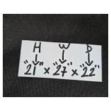 Antique Wooden Side Table with Two Drawers