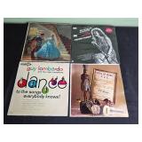 Collection of Vintage Vinyl Records Featuring Various Artists