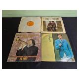 Collection of Vintage Vinyl Records Featuring Various Artists